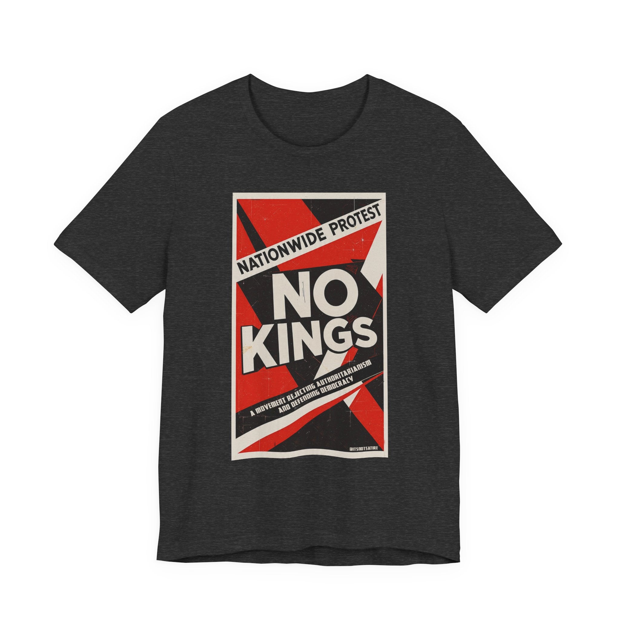 No Kings — Constructivist Protest Tee