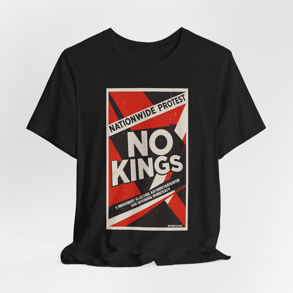 No Kings — Constructivist Protest Tee