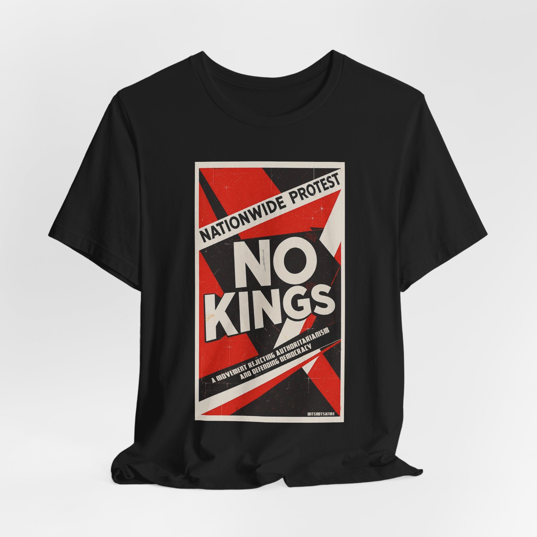 No Kings — Constructivist Protest Tee
