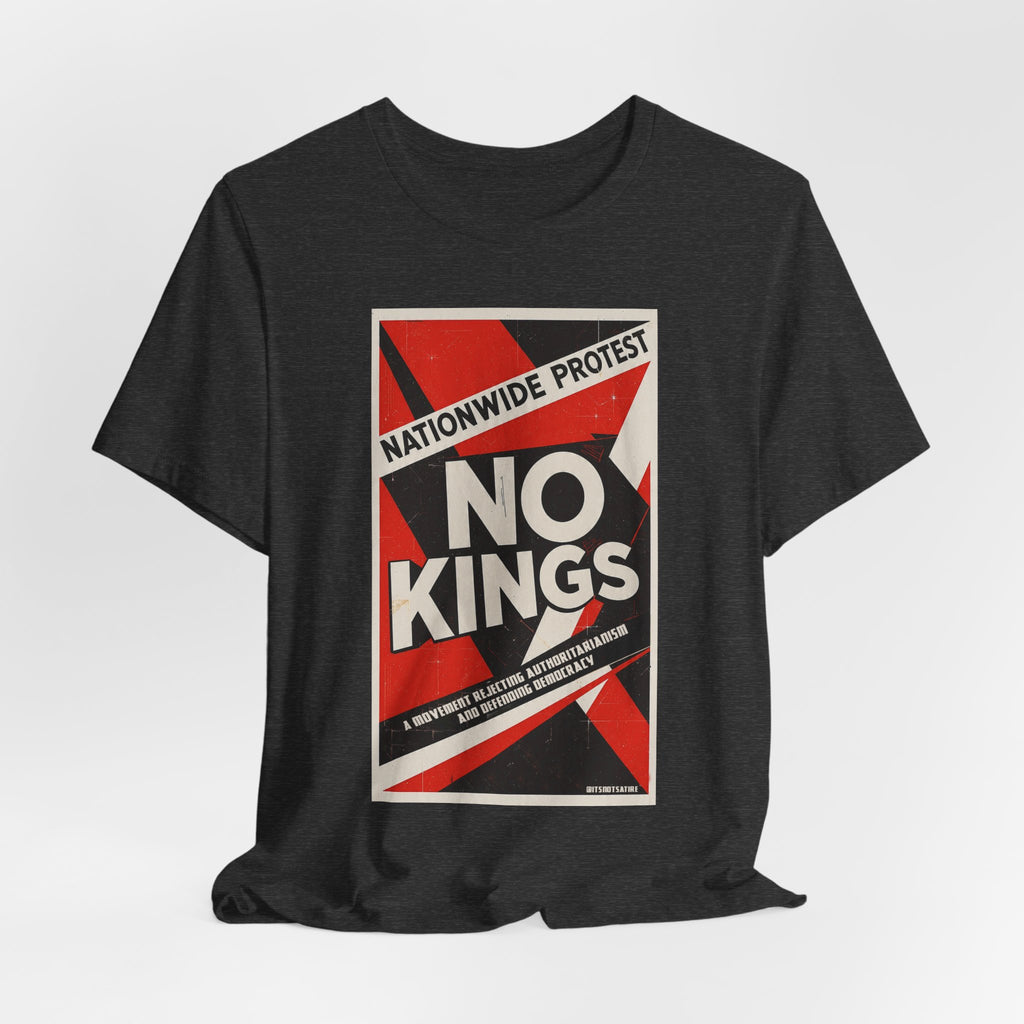 No Kings — Constructivist Protest Tee