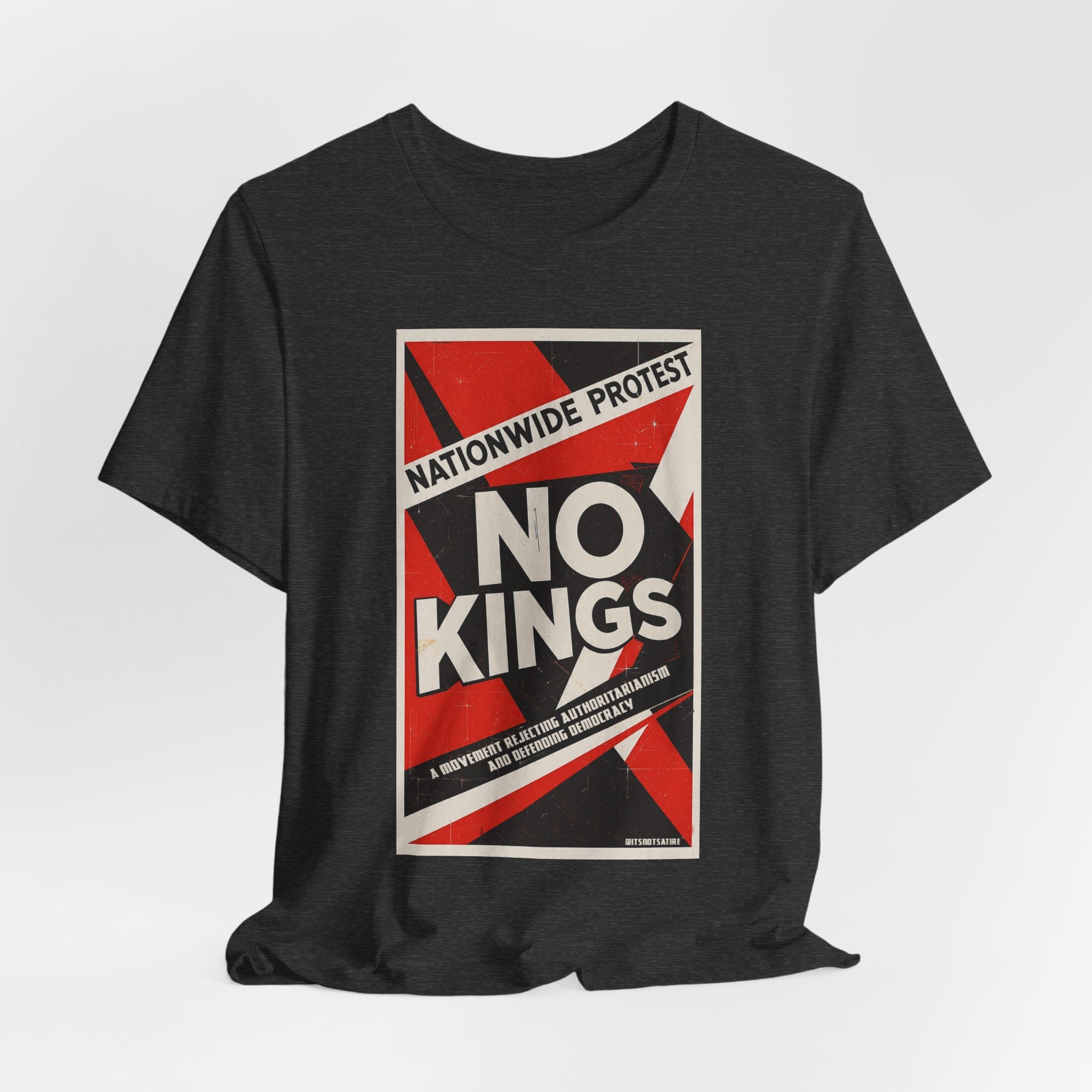 No Kings — Constructivist Protest Tee