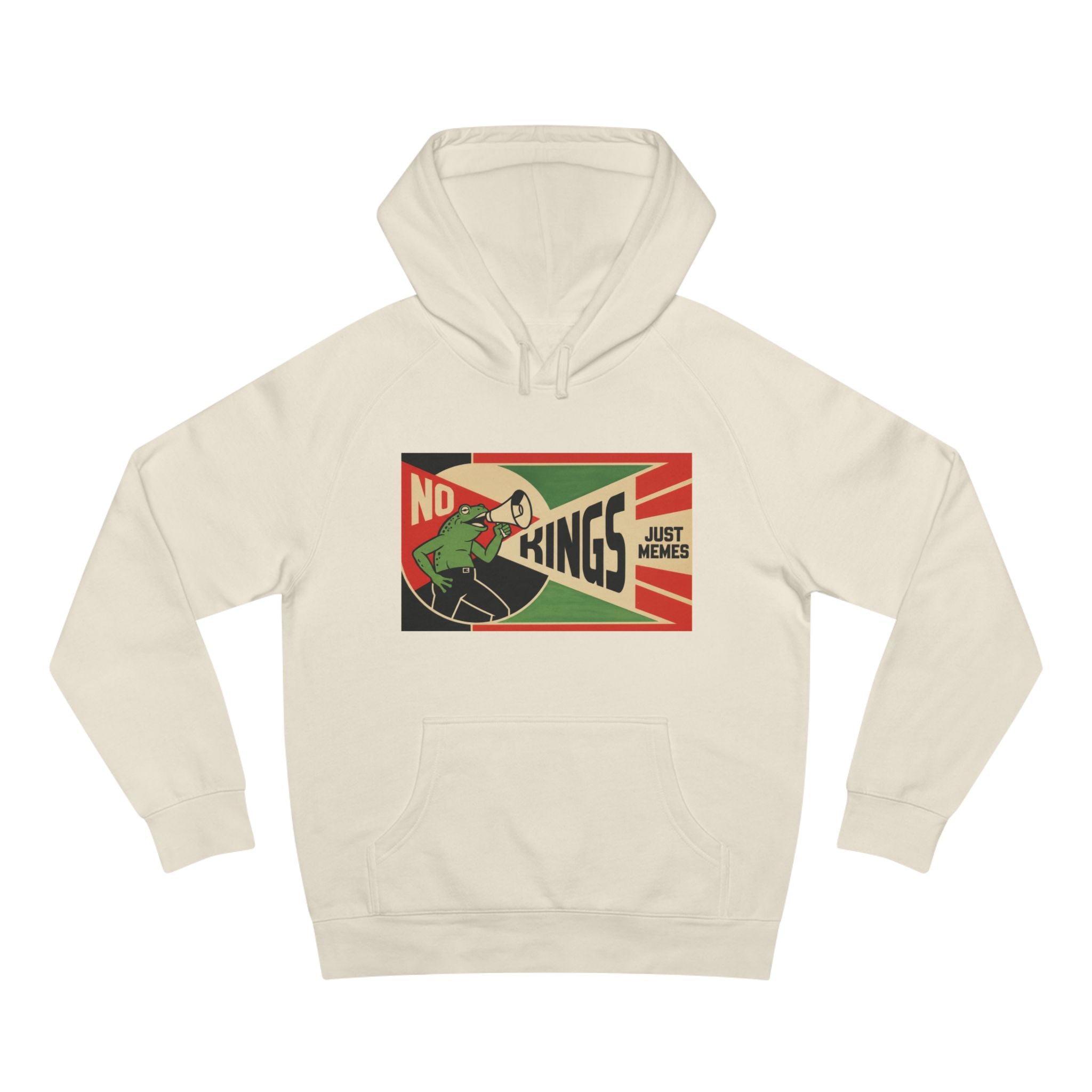 No Kings, Just Memes — Constructivist Hoodie