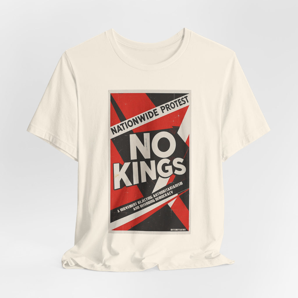 No Kings — Constructivist Protest Tee
