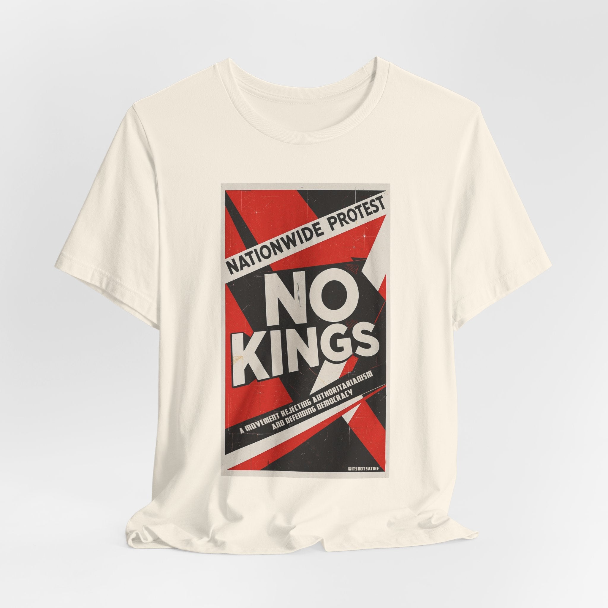 No Kings — Constructivist Protest Tee