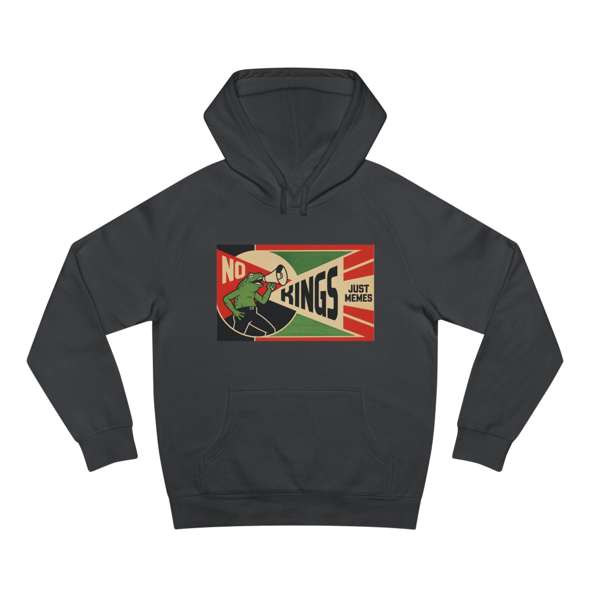 No Kings, Just Memes — Constructivist Hoodie