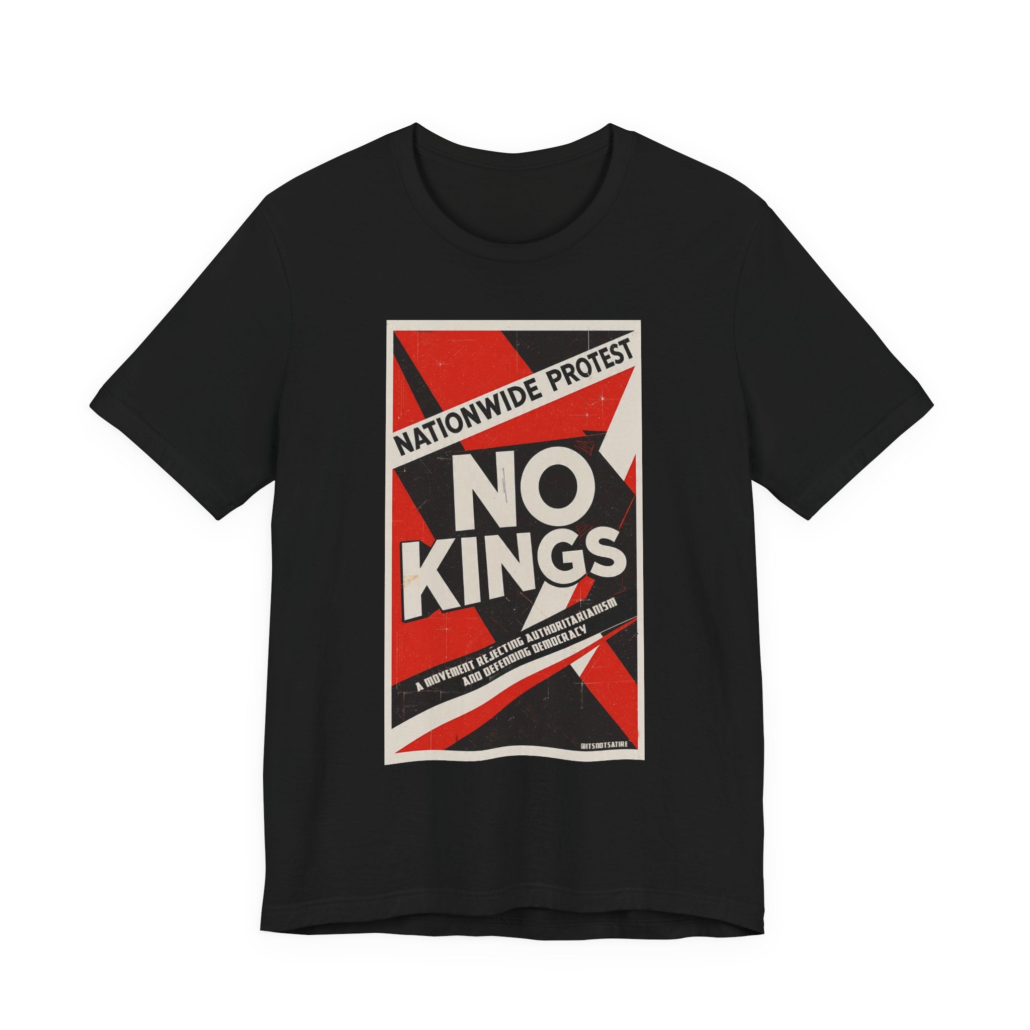 No Kings — Constructivist Protest Tee